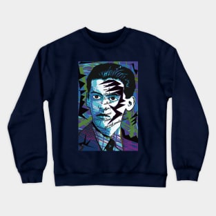 Federico Garcia Lorca - Blue Crewneck Sweatshirt